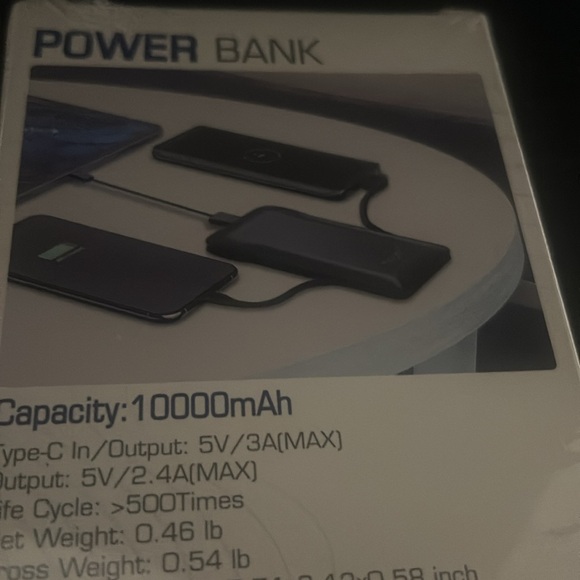 NEW in original package red TG90 10000 mAh power bank model A-10K53. RED!!!! - Picture 4 of 5